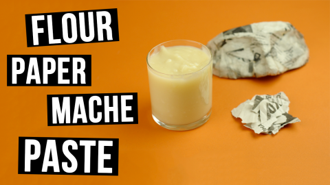  DIY Flour Paper Mache Paste 